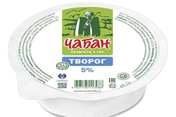  Творог Чабан 5% 450 г БЗМЖ в интернет-магазине продуктов с Преображенского рынка Apeti.ru