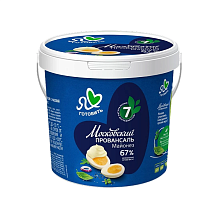 Майонез Я люблю готовить, Московский провансаль 67%, ведро 900 мл