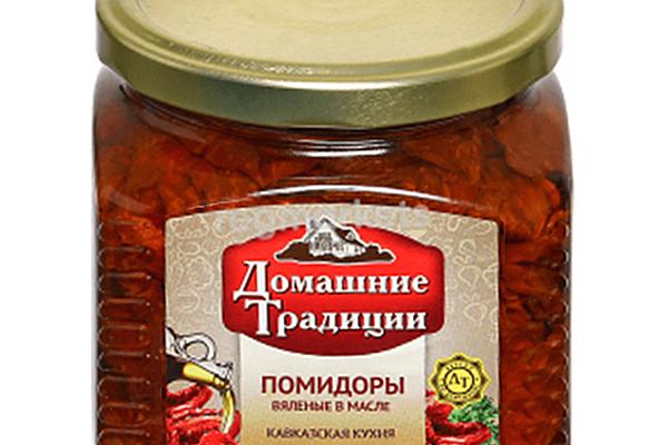  Помидоры вяленые "Домашние Традиции" в масле 390 г в интернет-магазине продуктов с Преображенского рынка Apeti.ru
