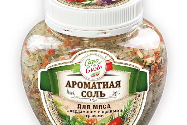 Ароматная соль Capo di Gusto для мяса с кардамоном и пряными травами 340 г в интернет-магазине продуктов с Преображенского рынка Apeti.ru