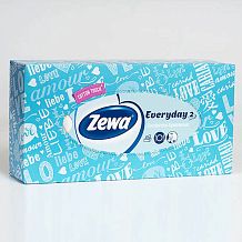 Салфетки в коробке Zewa Everyday 2-хслойные косметические 100 шт