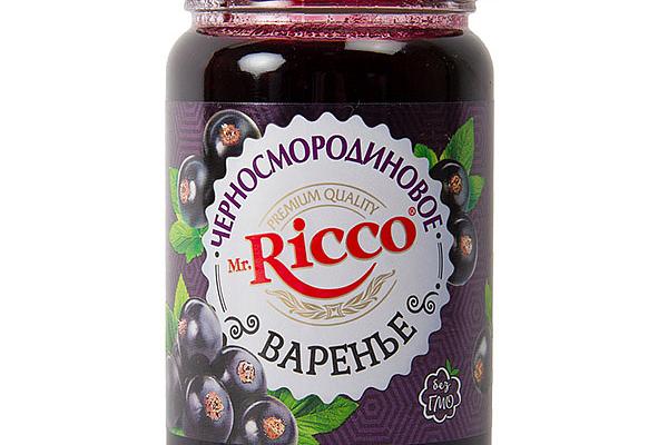  Варенье Ricco черная смородина 400 г в интернет-магазине продуктов с Преображенского рынка Apeti.ru