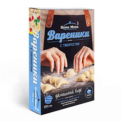  Вареники Home Menu с творогом 600 г в интернет-магазине свежих фермерских продуктов Apeti.ru