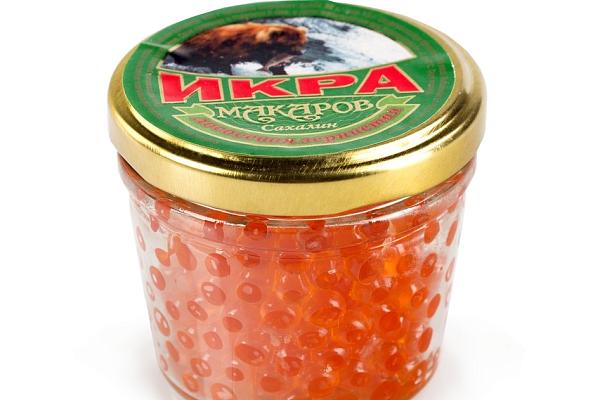  Красная икра кеты Макаров 100 г в интернет-магазине продуктов с Преображенского рынка Apeti.ru