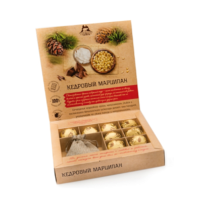  Конфеты Кедровый марципан классический 120г в интернет-магазине свежих фермерских продуктов Apeti.ru