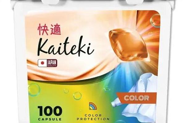  Капсулы для стирки Kaiteki Capsul Color Protection c ароматом Жасмина и Ванили 100 шт в интернет-магазине продуктов с Преображенского рынка Apeti.ru