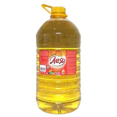  Масло подсолнечное Лея рафинированное дезодорированное 5 л в интернет-магазине свежих фермерских продуктов Apeti.ru