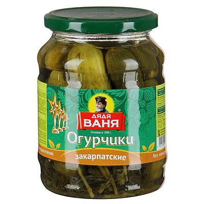 Огурцы "Дядя Ваня" закарпатские 680 г