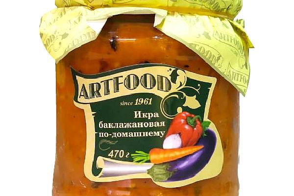  Икра баклажановая Artfood по-домашнему 470 г в интернет-магазине продуктов с Преображенского рынка Apeti.ru
