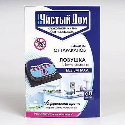  Ловушка без запаха Чистый Дом от тараканов 6 шт в интернет-магазине свежих фермерских продуктов Apeti.ru