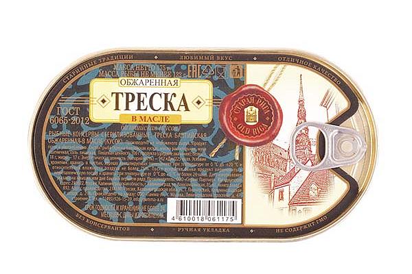  Треска обжаренная в масле 175 г в интернет-магазине продуктов с Преображенского рынка Apeti.ru