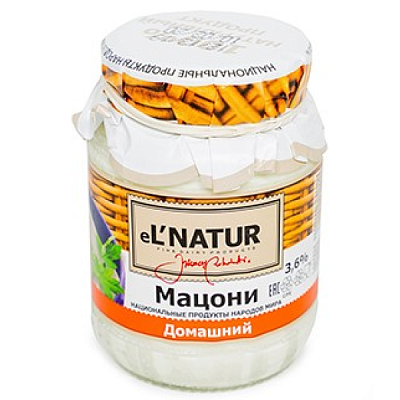 Мацони "eL`NATUR" домашний 0,2 % БЗМЖ 250г ст/б в Apeti.ru Мацони "eL`NATUR" домашний 0,2 % БЗМЖ 250г ст/б в интернет-магазине свежих фермерских продуктов Apeti.ru