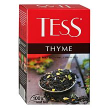 Чай черный Tess Thyme с чабрецом и цедрой лимона 100 г