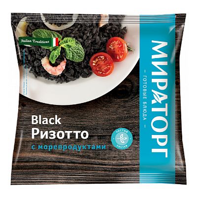 Black Ризотто Мираторг с морепродуктами 400 г