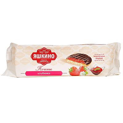  Печенье Яшкино сдобное клубника 137 г в интернет-магазине свежих фермерских продуктов Apeti.ru