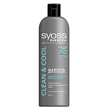 Шампунь Syoss Clean & Cool для нормальных и жирных волос 500 мл