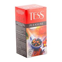 Чай черный Tess Pleasure с шиповником и яблоком 25 пак