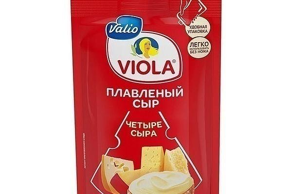  Сыр Viola четыре сыра плавленный 45% 140 г в интернет-магазине продуктов с Преображенского рынка Apeti.ru