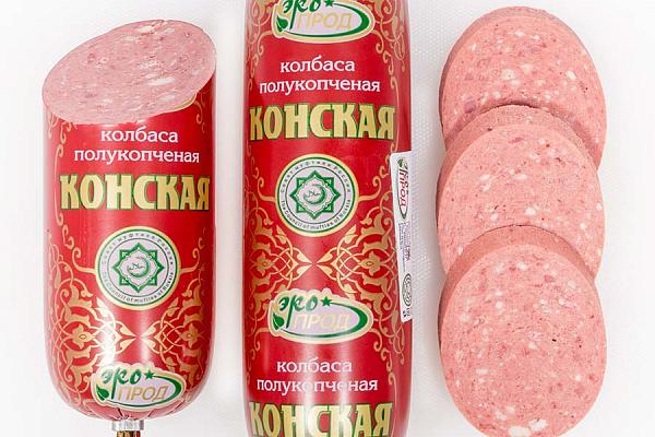  Колбаса полукопченая ЭкоПрод конская в интернет-магазине продуктов с Преображенского рынка Apeti.ru