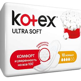 Прокладки гигиенические Kotex Ultra Soft нормал 10 шт в Apeti.ru  Прокладки гигиенические Kotex Ultra Soft нормал 10 шт в интернет-магазине свежих фермерских продуктов Apeti.ru