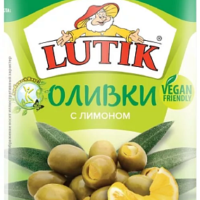  Оливки LUTIK с лимоном 280 г в интернет-магазине свежих фермерских продуктов Apeti.ru