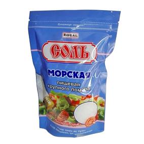  Соль морская Royal Food крупного помола 500 г в интернет-магазине продуктов с Преображенского рынка Apeti.ru