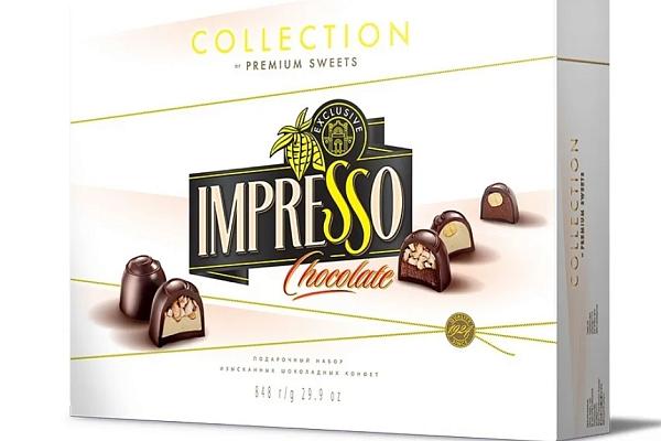 Спартак конфеты IMPRESSO 424 гр. 1*4шт.(белый)  в интернет-магазине продуктов с Преображенского рынка Apeti.ru