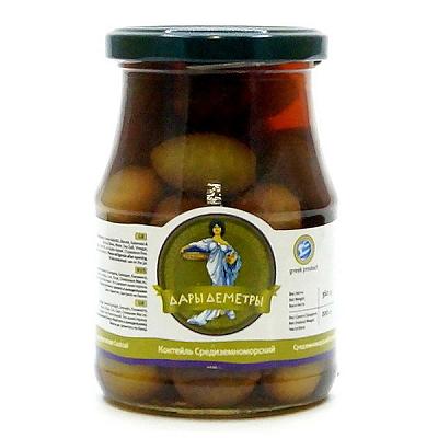  Коктейль средиземноморский "Дары Деметры" из оливок 360 г в интернет-магазине свежих фермерских продуктов Apeti.ru