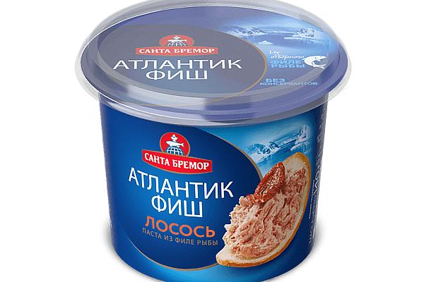  Паста из филе тресковых рыб "Атлантик Фиш" с лососем 140 г в интернет-магазине продуктов с Преображенского рынка Apeti.ru