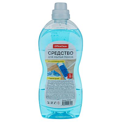 Средство для мытья полов OfficeClean горный ручей концентрат 1 л