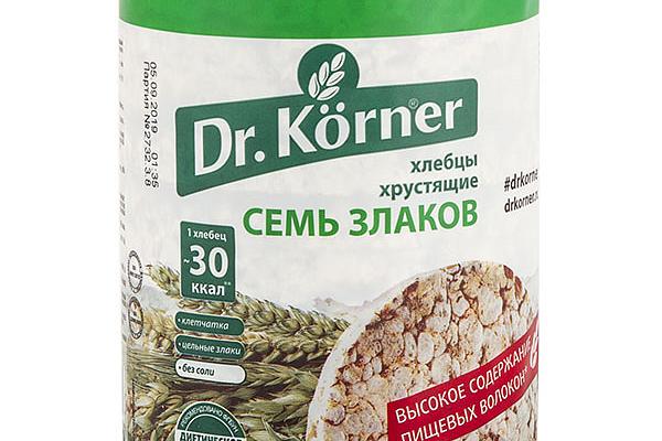  Хлебцы Dr.Korner Семь злаков 100 г в интернет-магазине продуктов с Преображенского рынка Apeti.ru