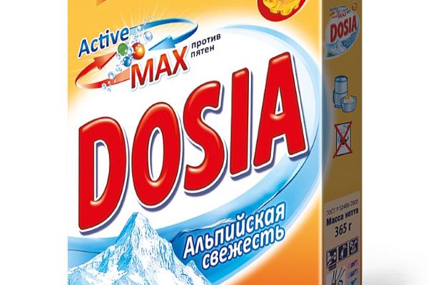  Стиральный порошок Dosia автомат Active max альпийская свежесть 400 г в интернет-магазине продуктов с Преображенского рынка Apeti.ru