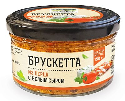 Брускетта из сладкого перца с белым сыром Artesano 150гр