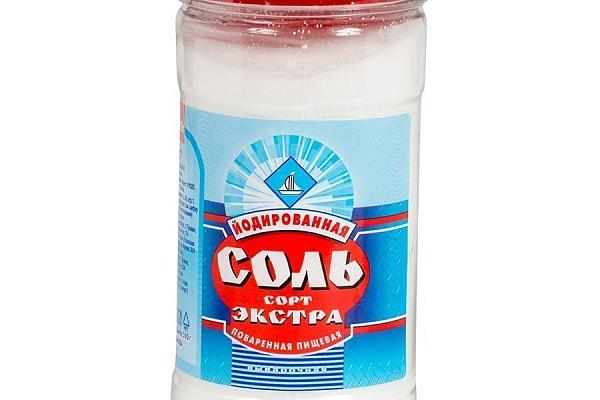  Соль Экстра пищевая йодированная солонка 500 г в интернет-магазине продуктов с Преображенского рынка Apeti.ru