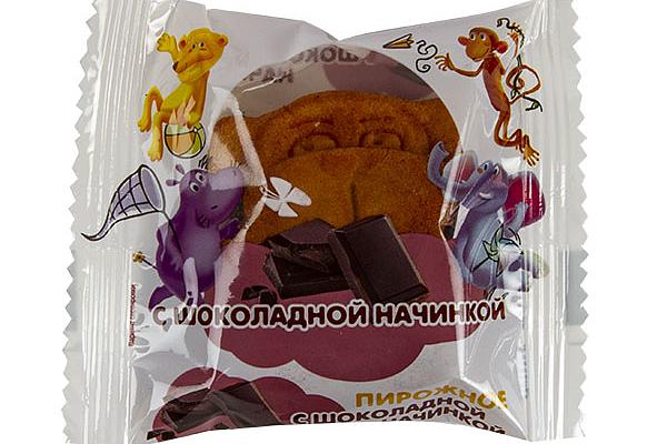  Пирожное Яшкино с шоколадной начинкой 30 г в интернет-магазине продуктов с Преображенского рынка Apeti.ru