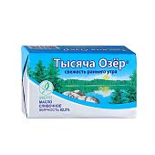 Масло сливочное Тысяча озер 82,5% 400 г БЗМЖ