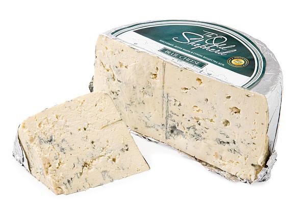  Сыр голубой с плесенью The Old Shepherd 40% 200 г в интернет-магазине продуктов с Преображенского рынка Apeti.ru