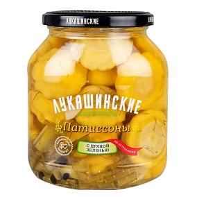  Патиссоны мини "Лукашинские маринады" с пряной зеленью 340 г в интернет-магазине свежих фермерских продуктов Apeti.ru