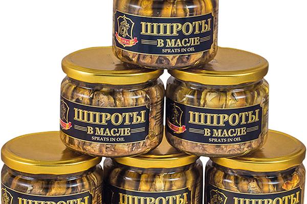  Шпроты в масле Sprats in oil 250 г в интернет-магазине продуктов с Преображенского рынка Apeti.ru
