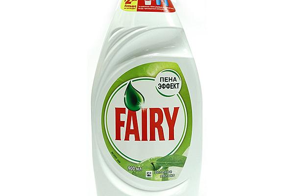  Средство для мытья посуды Fairy Зеленое яблоко 900 мл в интернет-магазине продуктов с Преображенского рынка Apeti.ru