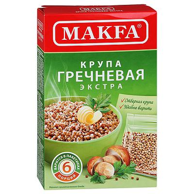  Крупа гречневая Makfa экстра 6 пакетиков 400 г в интернет-магазине свежих фермерских продуктов Apeti.ru