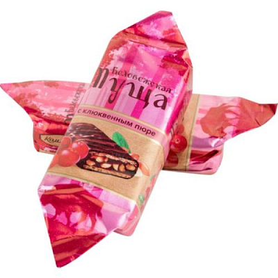 Конфеты Беловежская Пуща с клюквенным пюре 300 г, КФ Коммунарка 