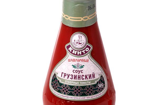  Соус  "Кинто" ГЕО томатно-шашлычный 305 г в интернет-магазине продуктов с Преображенского рынка Apeti.ru