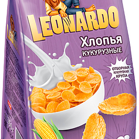  Хлопья кукурузные Leonardo 250 г в интернет-магазине свежих фермерских продуктов Apeti.ru