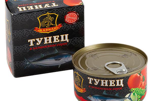  Тунец "Хавиар" в испанском соусе 185 г в интернет-магазине продуктов с Преображенского рынка Apeti.ru
