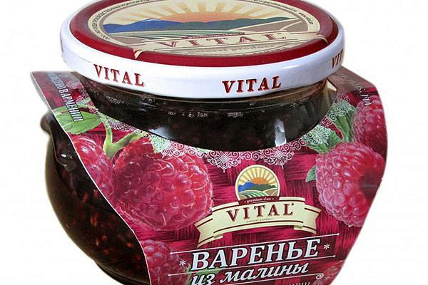  Варенье Vital из малины 430 г в интернет-магазине продуктов с Преображенского рынка Apeti.ru