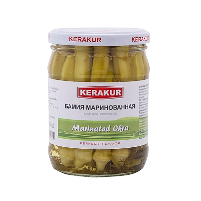  Бамия маринованная Kerakur 450гр в интернет-магазине свежих фермерских продуктов Apeti.ru