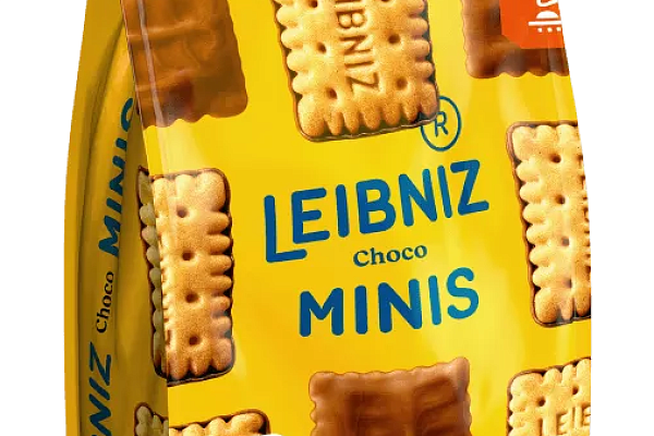  Печенье Leibniz Minis бисквитное с шоколадом 125 г в интернет-магазине продуктов с Преображенского рынка Apeti.ru