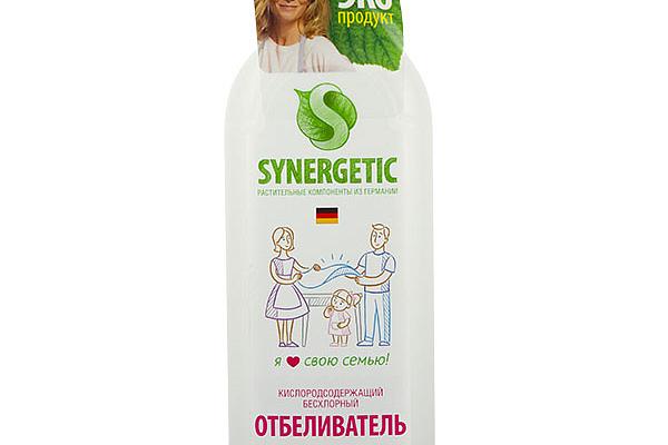  Отбеливатель для белья Synergetic биоразлагаемый 1 л в интернет-магазине продуктов с Преображенского рынка Apeti.ru