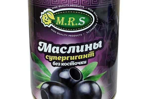  Маслины M.R.S супергигант без косточки 850 мл в интернет-магазине продуктов с Преображенского рынка Apeti.ru